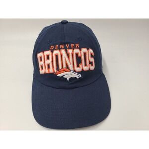 Denver Broncos OTS Flex Fitted M-L Hat Cap Cotton Men Women NFL Football Blue